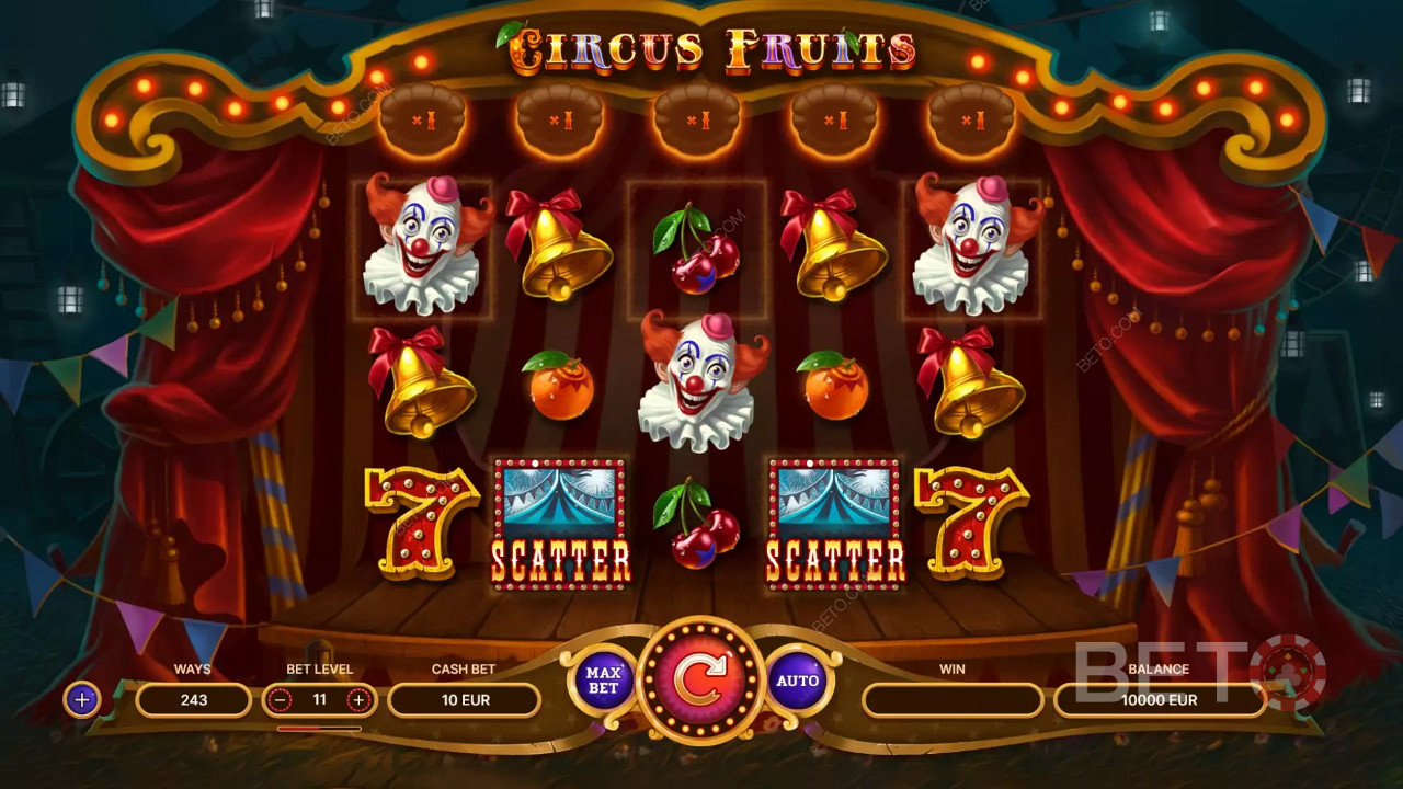Честный обзор игрового автомата Circus Fruits