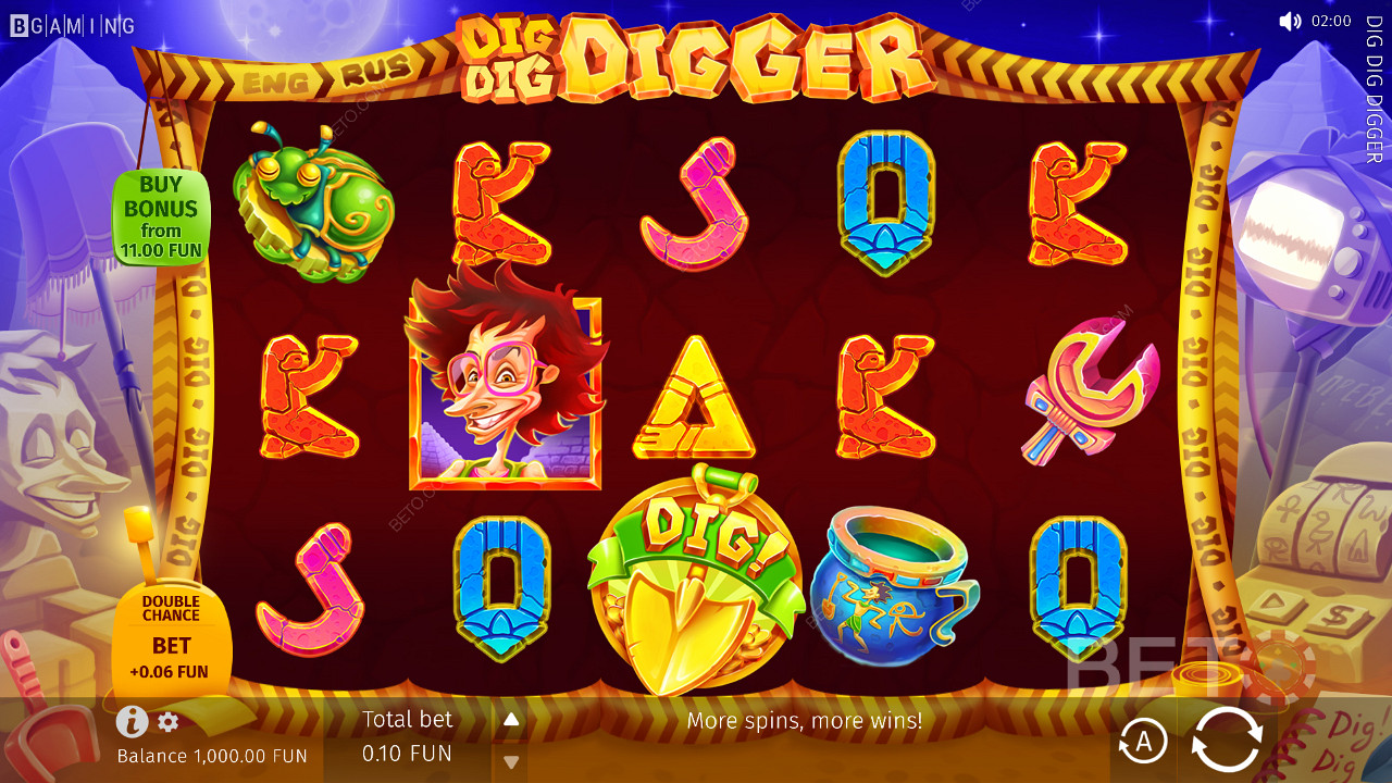 Dig Dig Digger - Честный обзор слота