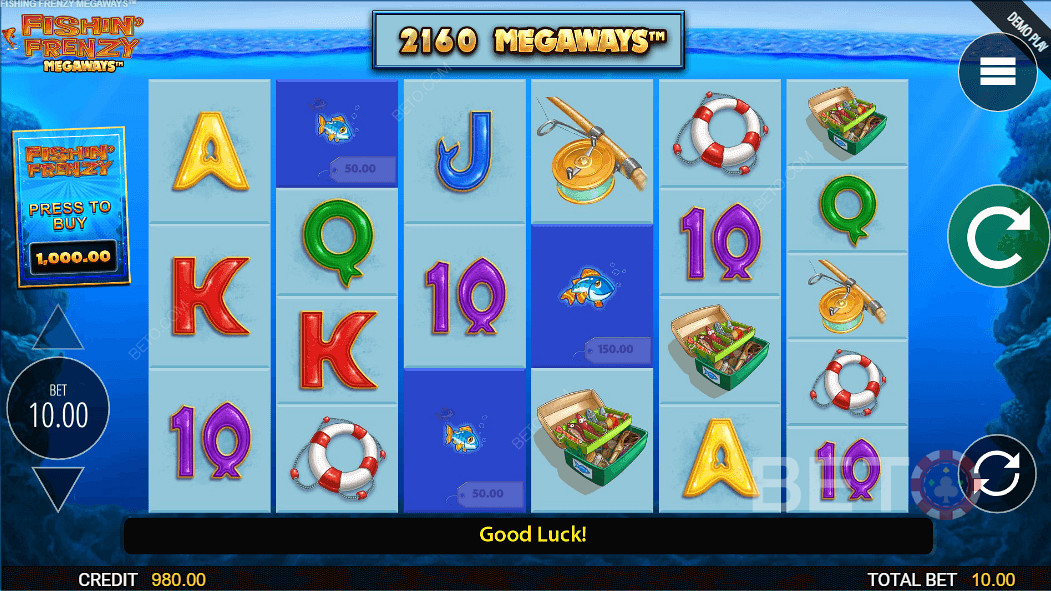 Честный обзор слота Fishin` Frenzy Megaways