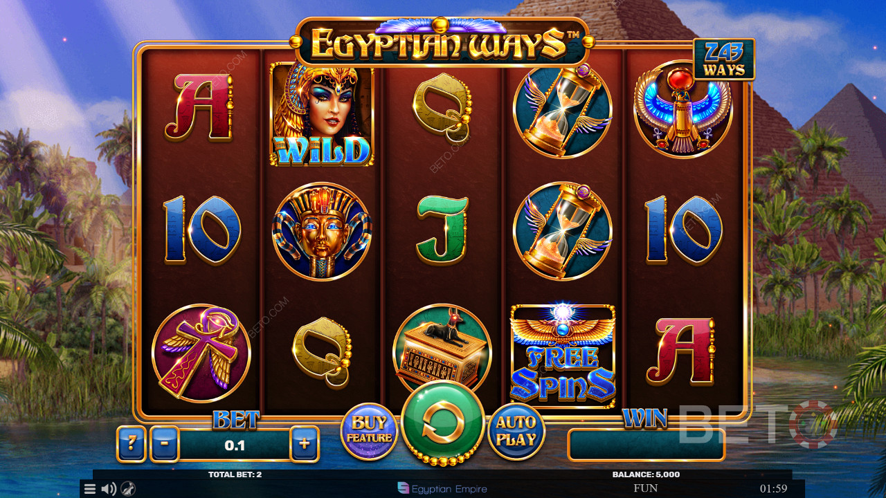 Честный обзор слота Egyptian Ways