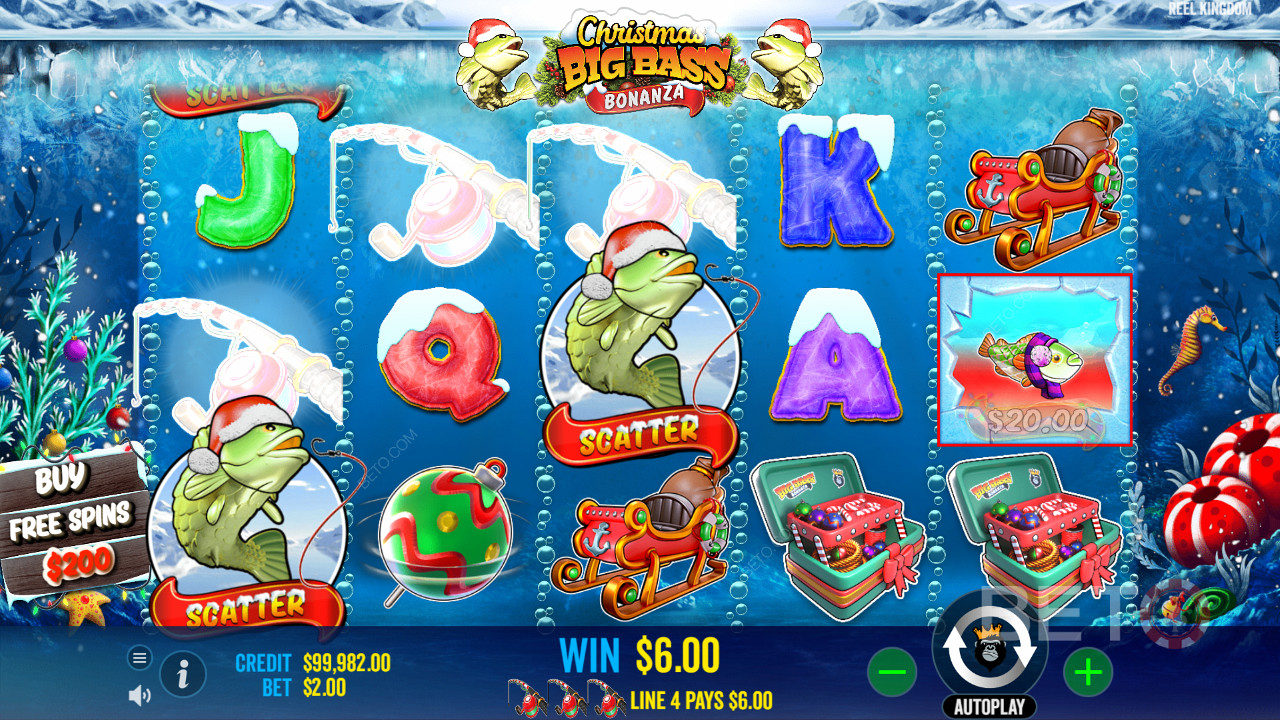 Честный обзор слота Christmas Big Bass Bonanza