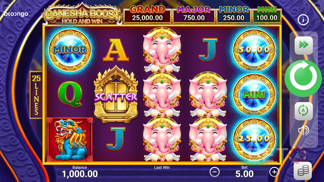 Честный обзор слота Ganesha Boost Hold and Win