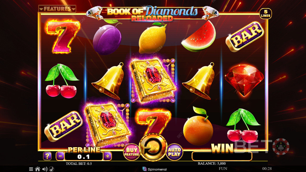 Честный обзор слота Book Of Diamonds Reloaded