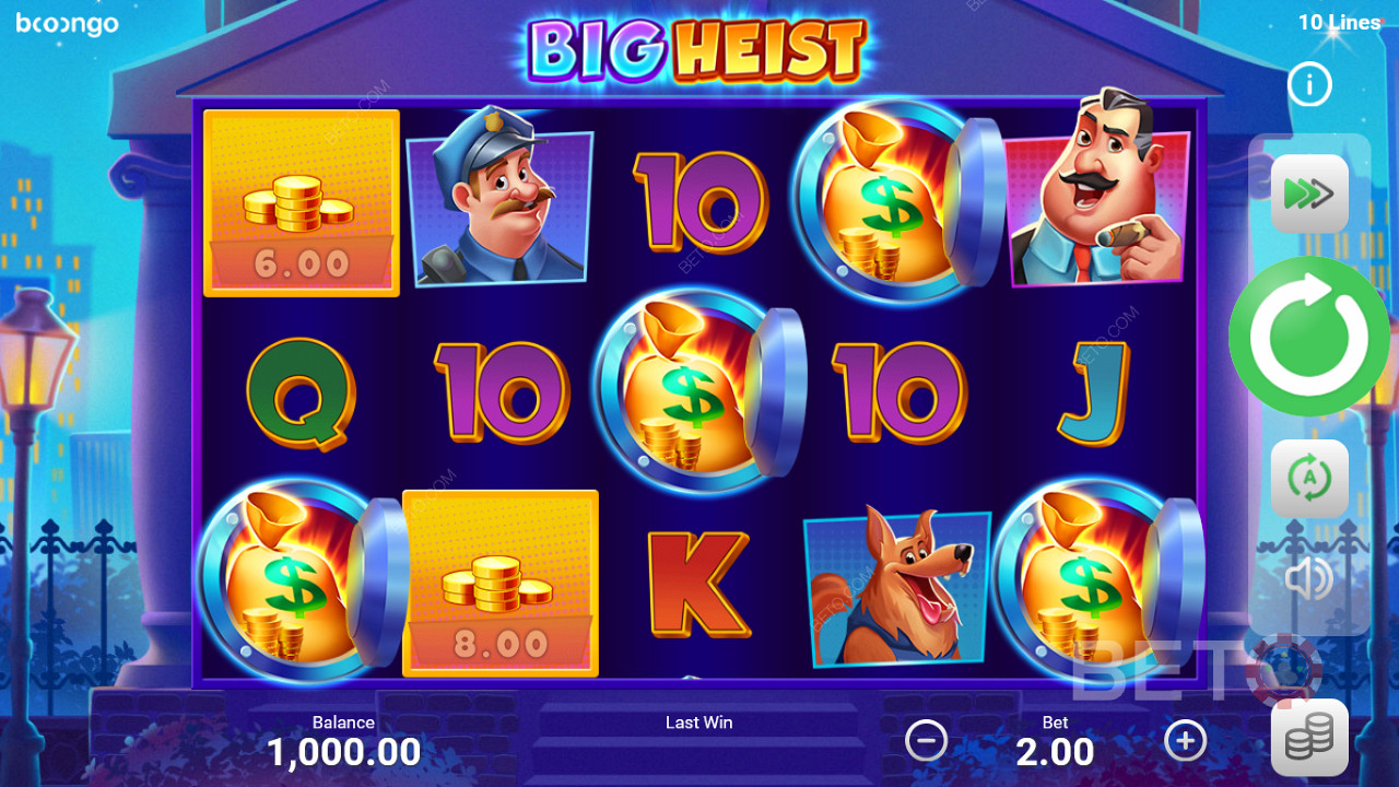 Честный обзор слота Big Heist