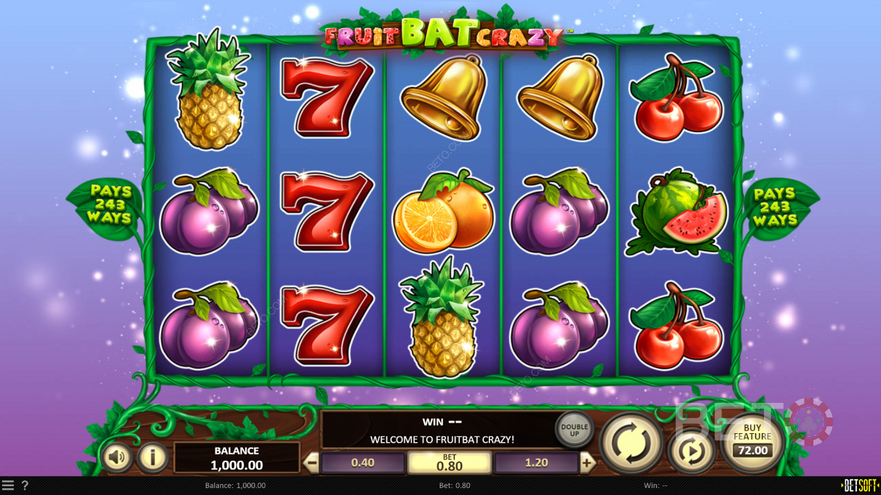 Честный обзор слота Fruit Bat Crazy: детали игры Сумасшедшая фруктовая летучая мышь