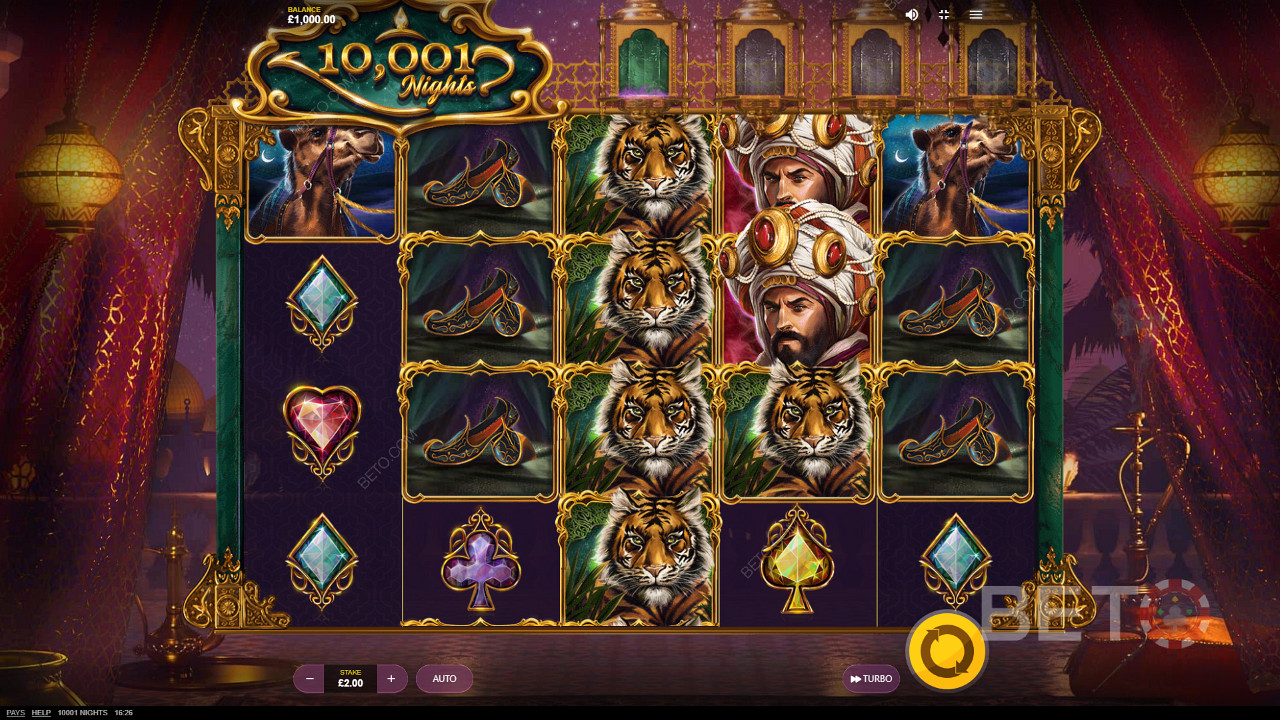 Наслаждайтесь красивыми символами в игровом автомате 10 001 Nights