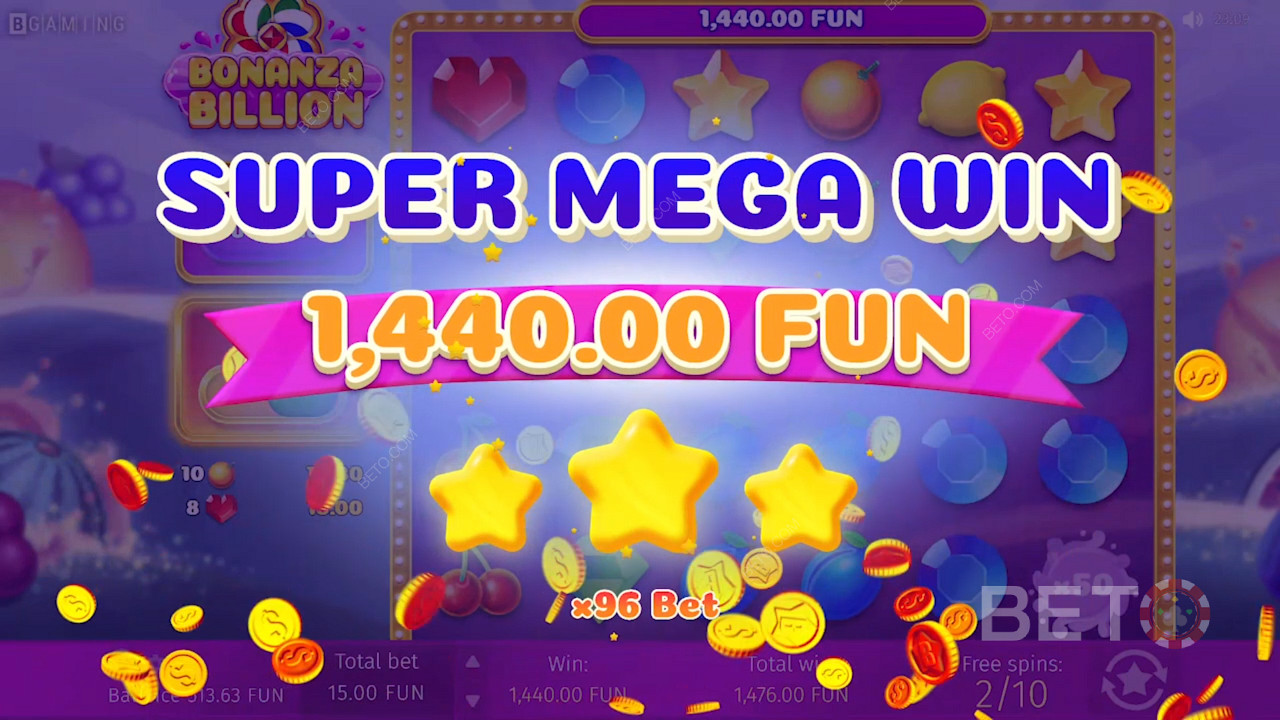 Захват супер-мега выигрыша в Bonanza Billion