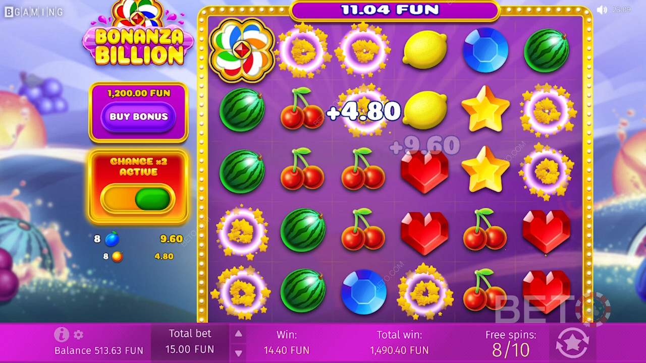 Специальные символы в игре Bonanza Billion