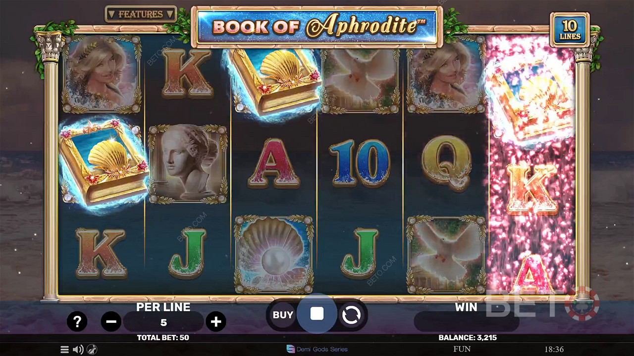 Бонус Free Spins за 3 и более символов Scatter