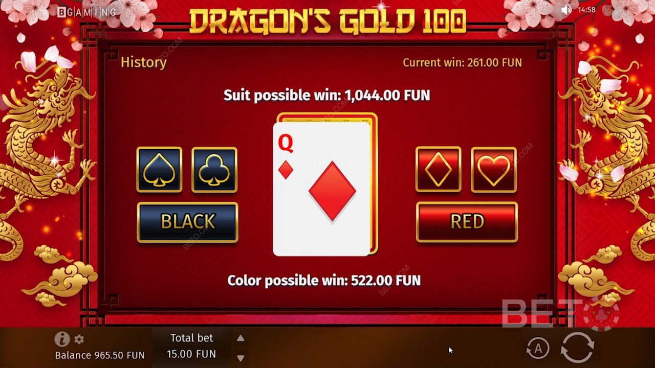 Специальный игровой бонус в Dragon