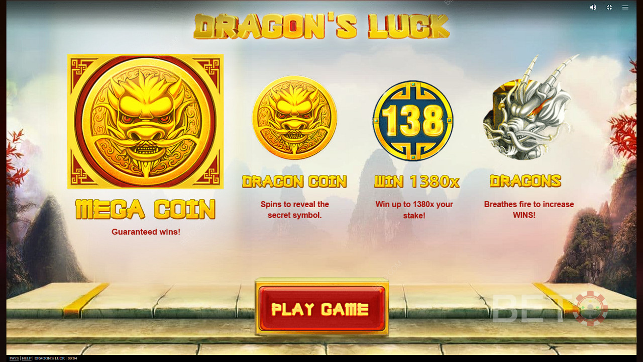 Играйте в Dragon`s Luck