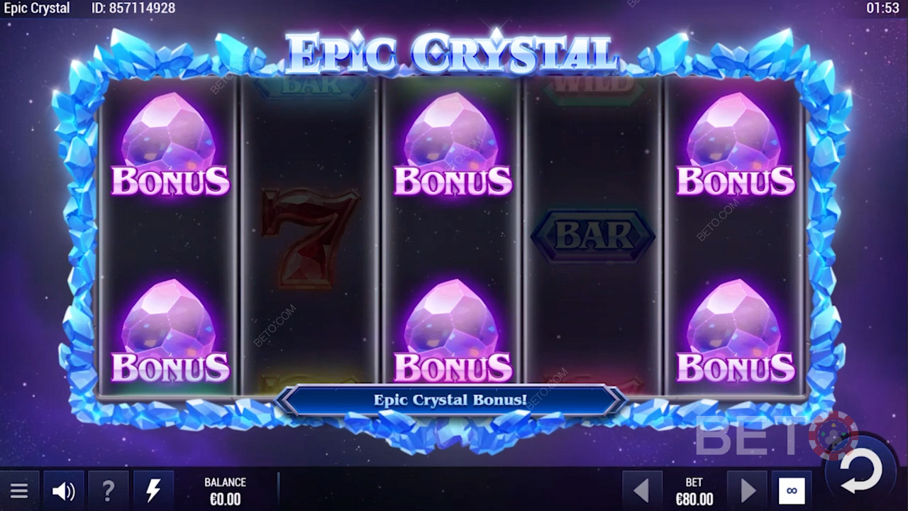Бонусный раунд Epic Crystal