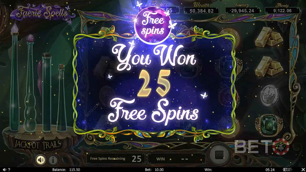 Выиграйте до 25 бесплатных вращений с возможностью выиграть джекпот