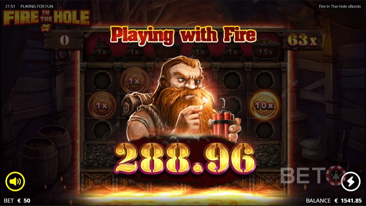 Наслаждайтесь большими выигрышами в онлайн слоте Fire in the Hole