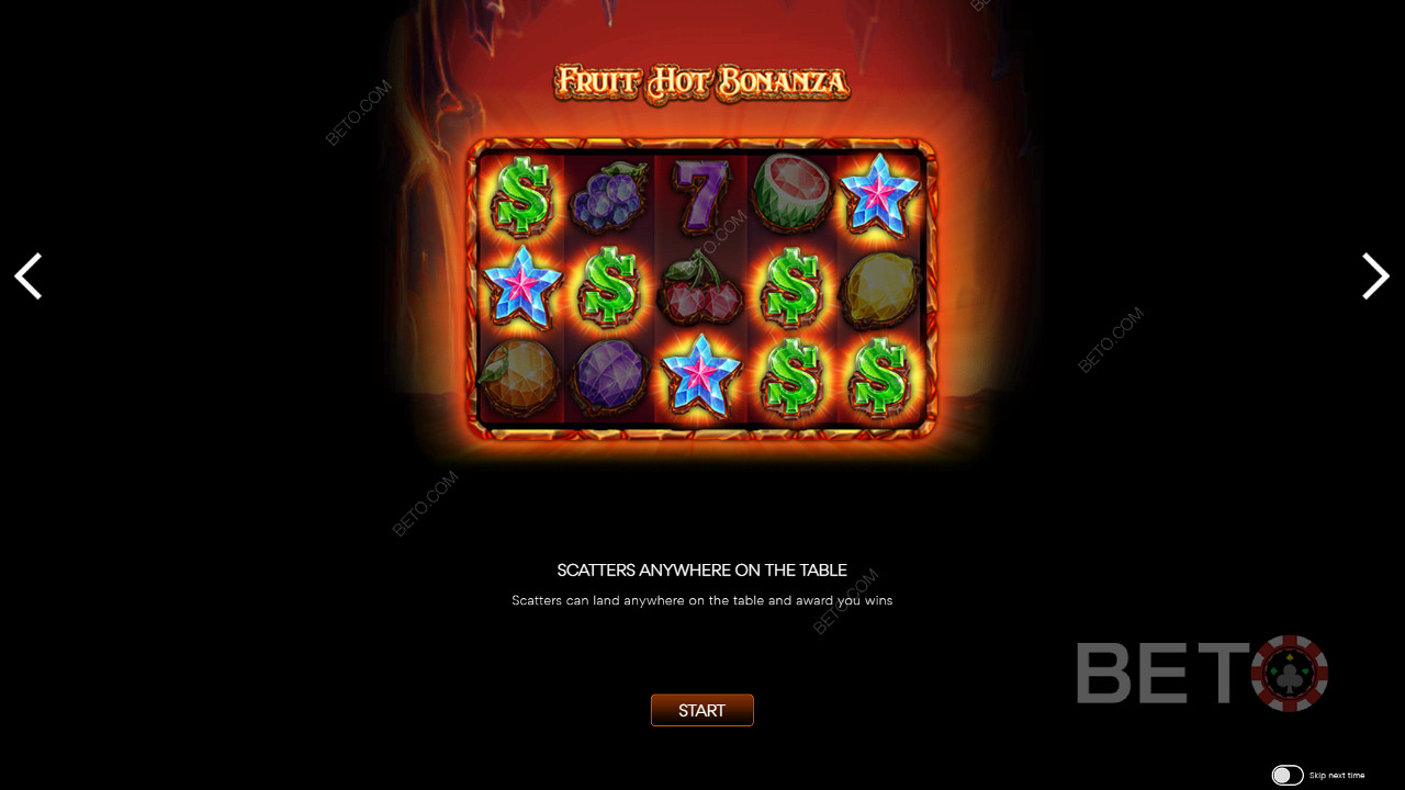 Слот-игра со средней волатильностью - Fruit Hot Bonanza
