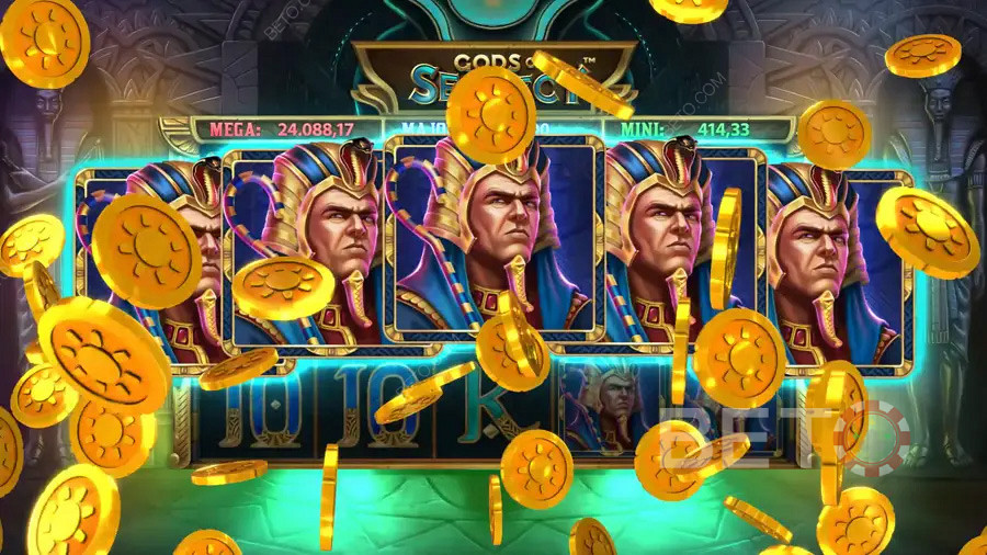 Огромный выигрыш в игре Gods of Secrecy