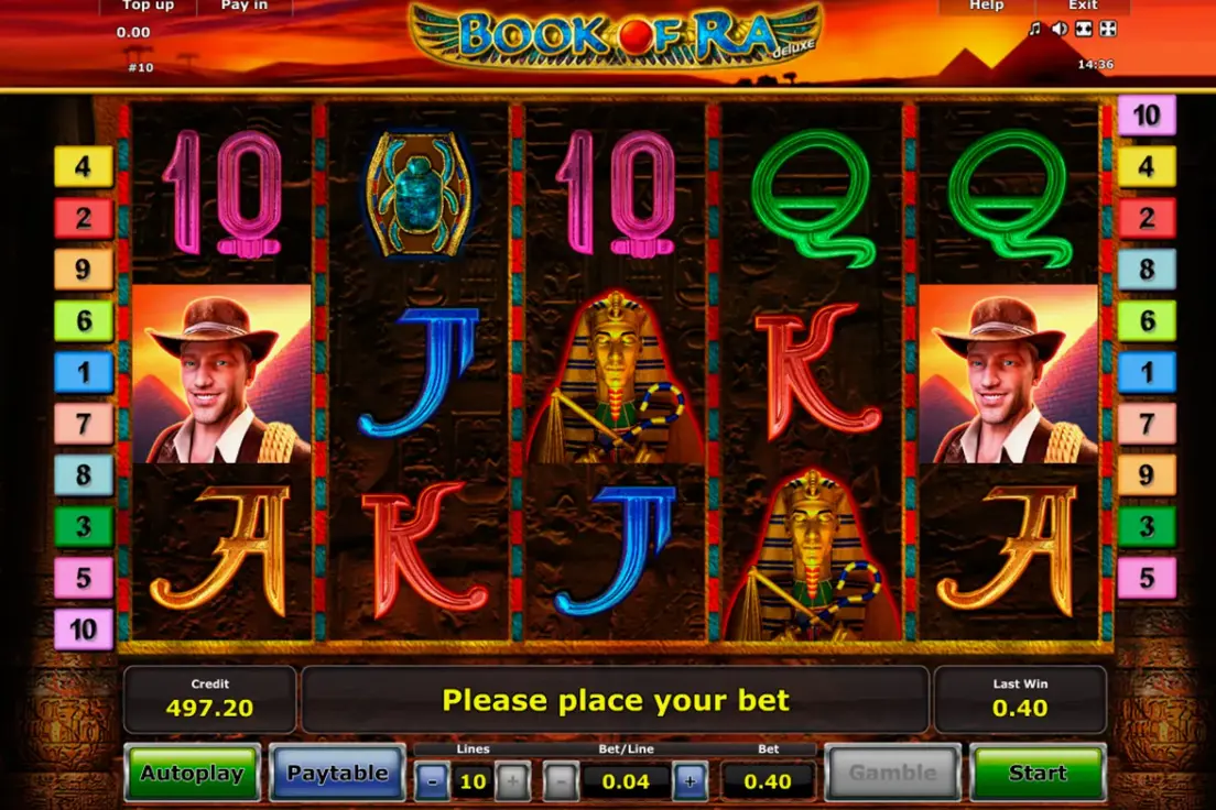Демо режим Book Of Ra Deluxe