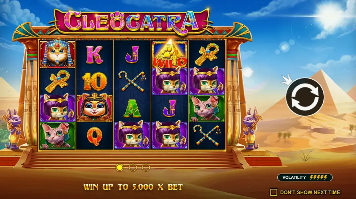 Как выиграть в Cleocatra