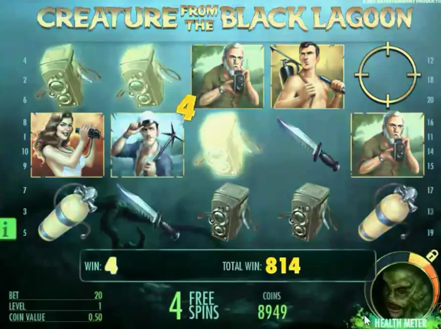 Демо-режим Creature from the Black Lagoon
