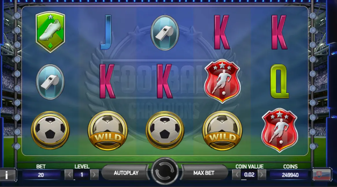 Демо режим Football Champions Cup