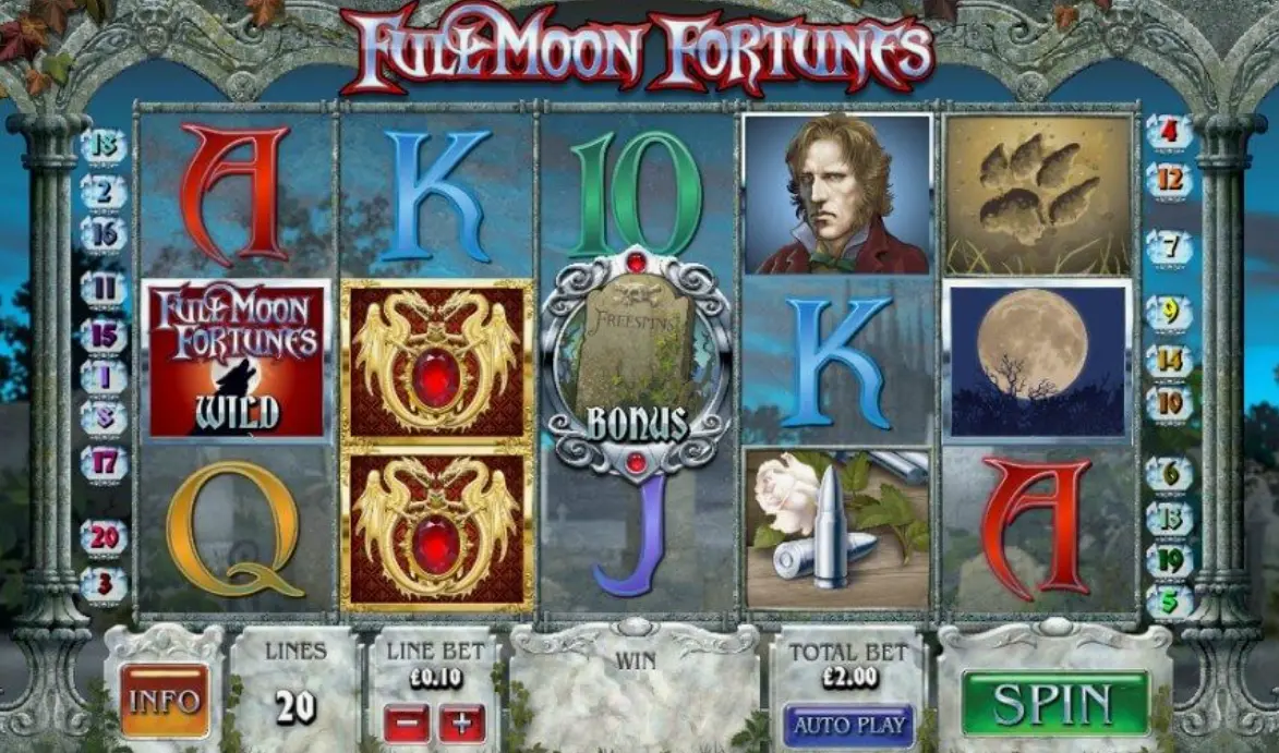 Демо режим Full Moon Fortunes