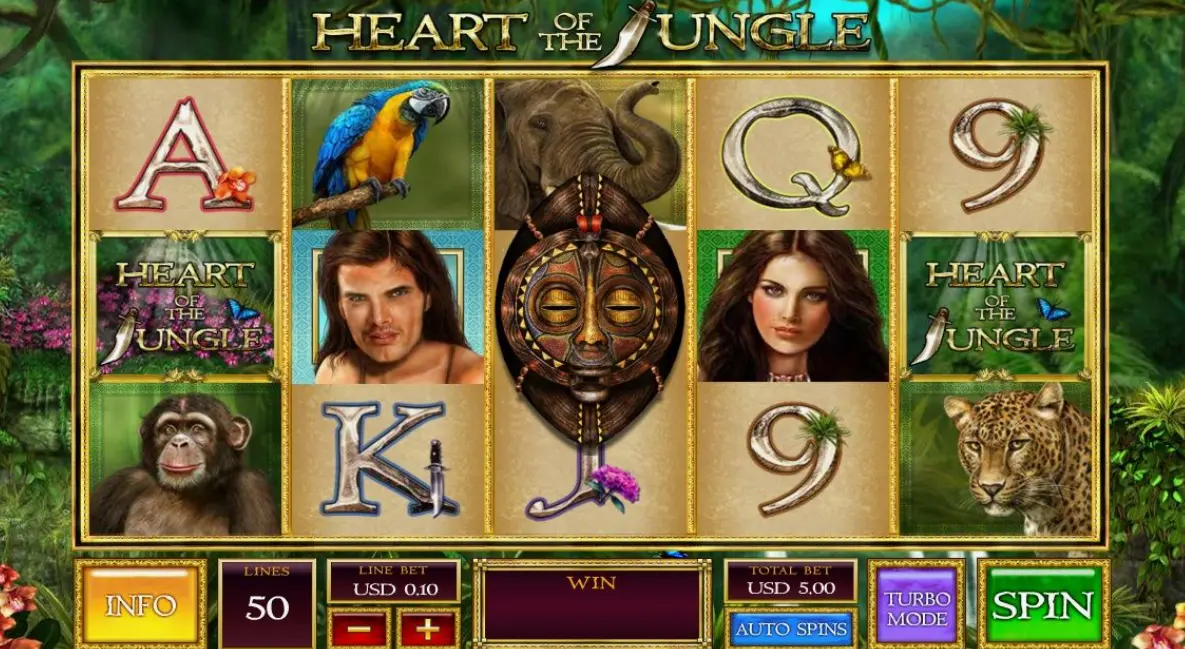 Особенности игры Heart of the Jungle
