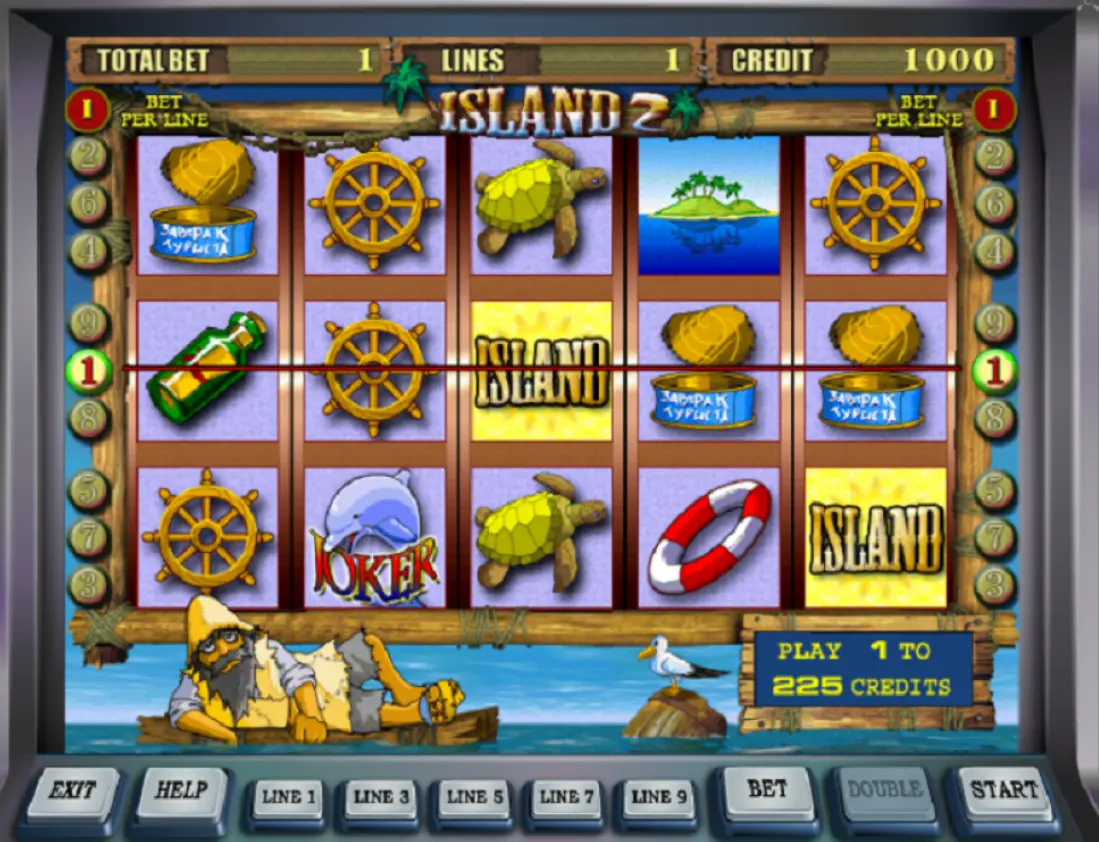 Символы и тематическое оформление Island 2