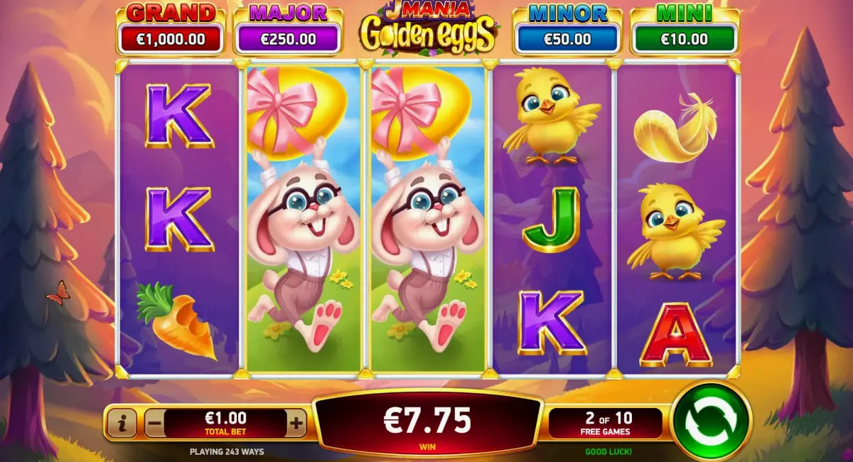 Основные правила J Mania Golden Eggs