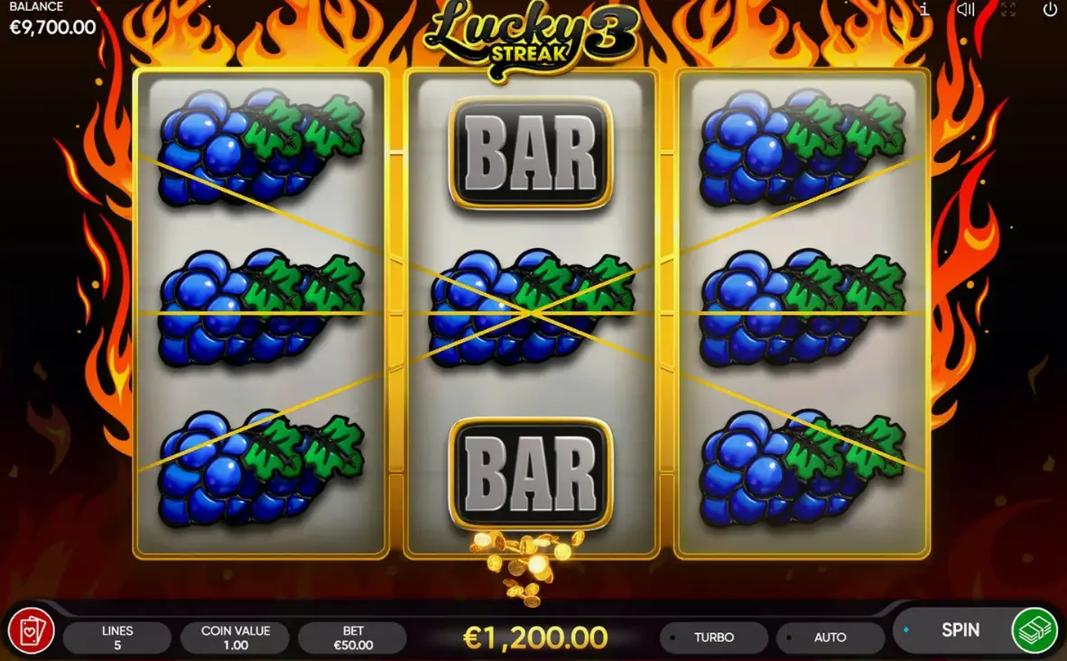 Управление игрой Lucky Streak 3