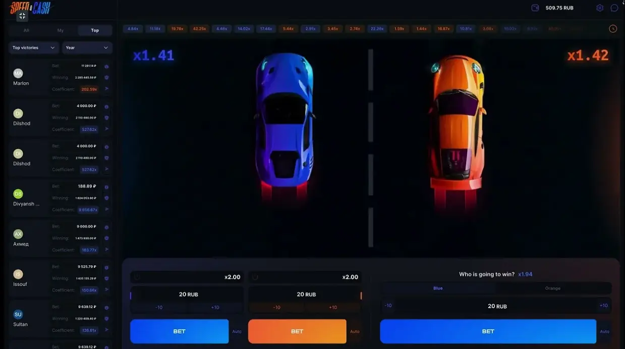 Суть игры Speed n Cash